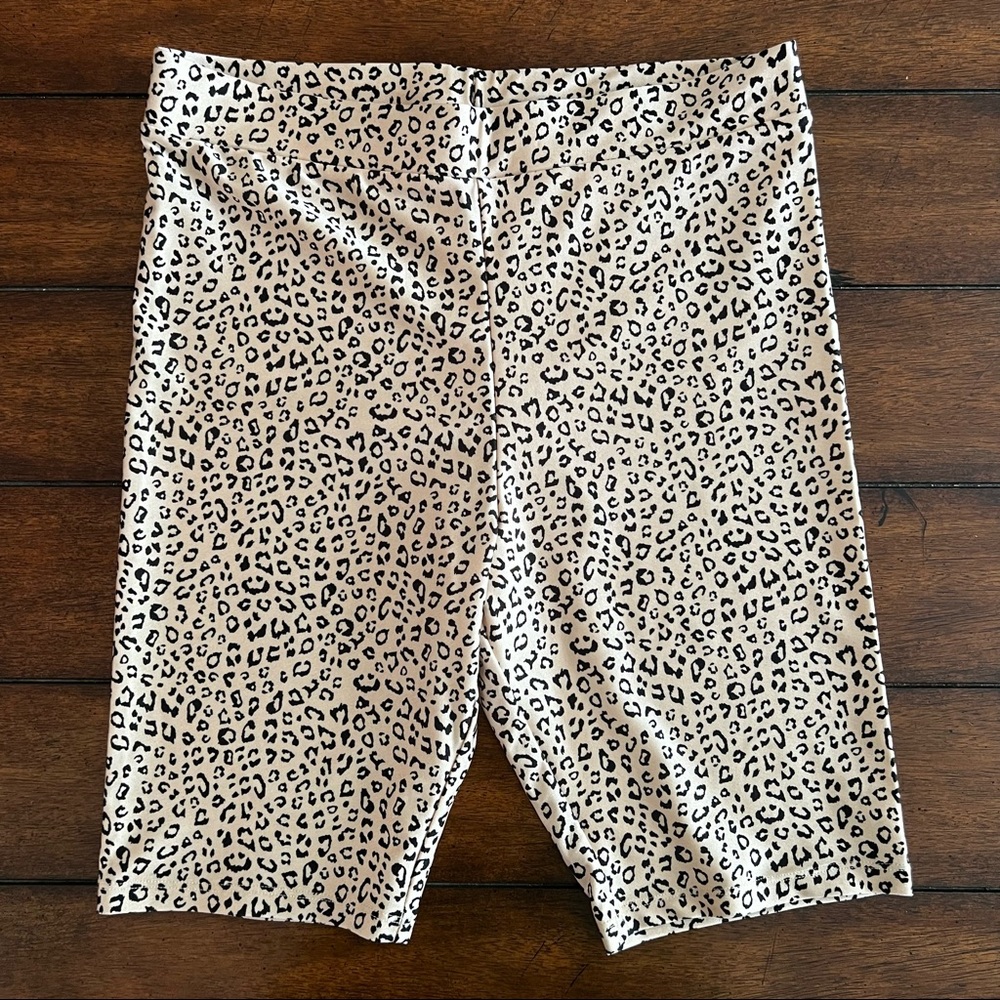 H&M Animal Print Biker Shorts